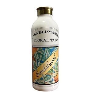 CASWELL-MASSEY Sandalwood Floral Talc Powder  Rare 3.5 oz 100g‎ Partial 1/3 Full